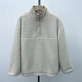 羊羔毛套头外套女宽松休闲百搭加厚保暖外套3227 新品 2025冬季