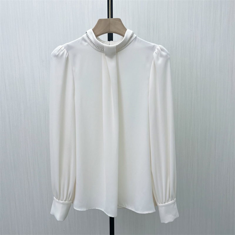 KA●2025冬季新品 法式长袖衬衫女小众气质别致宽松打底上衣0821