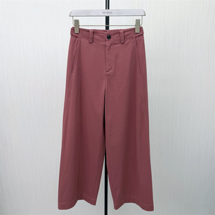 C●2026春季新品 阔腿裤女高腰显瘦休闲宽松百搭直筒长裤5683