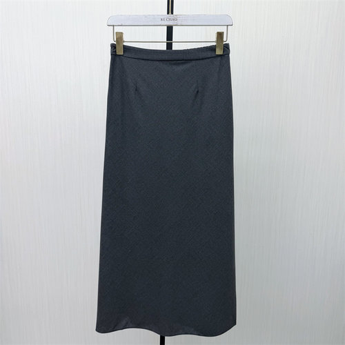 恩●2026春季新品 直筒半身裙女气质通勤高腰显瘦垂感a字长裙930