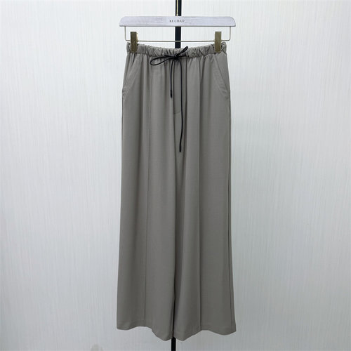 fei●2026夏季新品 阔腿裤女高腰显瘦宽松休闲直筒通勤长裤6061