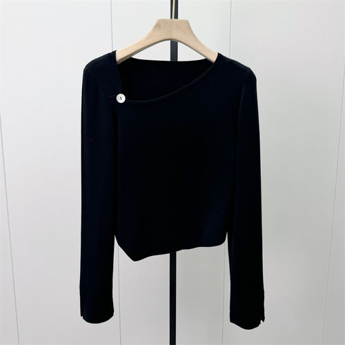S●2026秋季新品 长袖针织衫女修身显瘦套头毛衫打底上衣191