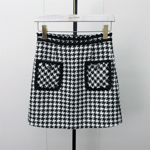 KA●2026冬季新品 粗花呢半身裙女高腰显瘦气质包臀a字短裙1741