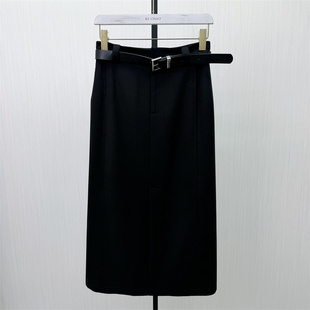 直筒西装 新品 半身裙女气质高腰显瘦通勤长裙6072 2026春季 良月