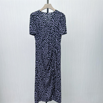 良月●2025夏季新 法式碎花连衣裙女气质显瘦小清新a字茶歇裙8449