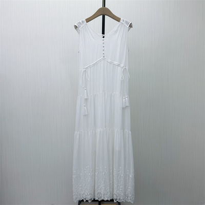 KA●2026夏季新品 桑蚕丝无袖连衣裙女宽松别致显瘦a字长裙1932