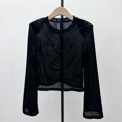 乂●2026春季新品 打底衫女轻薄宽松松弛感显瘦长袖t恤上衣0122