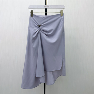 不规则半身裙女高腰显瘦气质直筒包臀裙子9000 新品 图 2026夏季