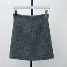 KA●2025冬季新品 毛呢包臀半身裙女高腰a字百搭显瘦气质短裙3121