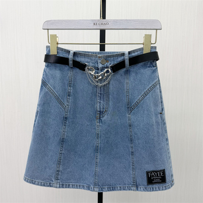fei●2026夏季新品 牛仔半身裙女高腰显瘦休闲通勤a字短裙2286