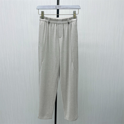 C●2025冬季新品 直筒长裤女高腰显瘦宽松休闲通勤百搭烟管裤5113