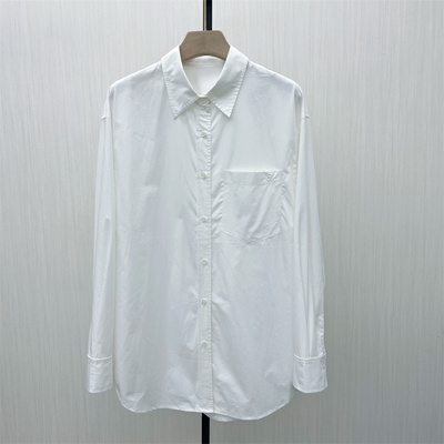 KA●2025秋季新品 慵懒风长袖衬衫女休闲宽松百搭中长款上衣0201