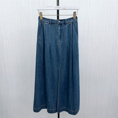 伊●2026夏季新品 牛仔半身裙女高腰显瘦休闲通勤直筒长裙3258