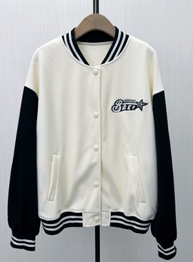 香●2026春季新品 棒球外套女宽松休闲通勤百搭卫衣夹克3294