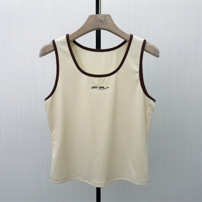 C●2026春季新品 短款背心T恤女修身显瘦打底无袖吊带上衣1093