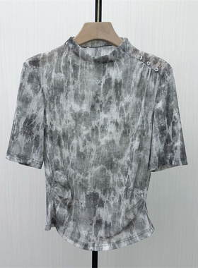 良月●2026春季新品 短袖T恤女轻薄简约显瘦内搭打底衫上衣6502