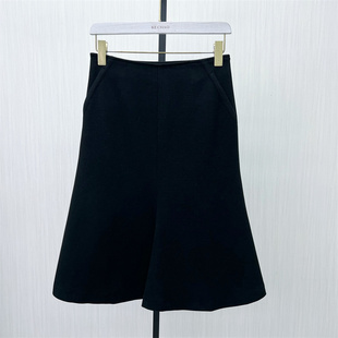 良月 包臀半身裙女高腰顯瘦氣質(zhì)通勤魚尾裙0182 新品 2024冬季