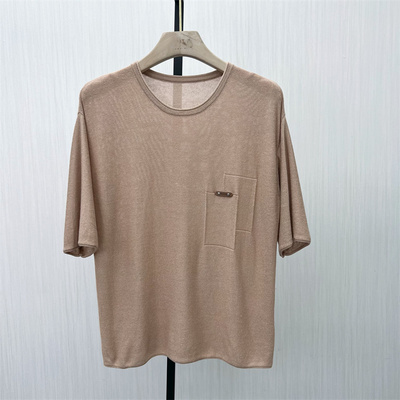 C●2025夏季新品 短袖针织衫女宽松休闲显瘦打底T恤上衣2633