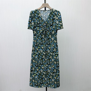 图●2026夏季新品 法式碎花连衣裙女气质显瘦小清新茶歇裙4283