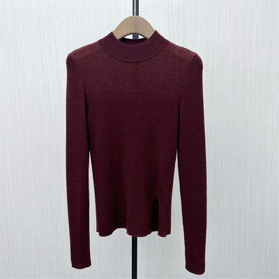 良月●2025冬季新 高领针织衫女弹力修身显瘦打底衫长袖上衣1124