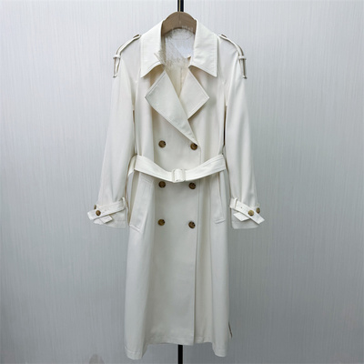 乂●2026春季新品 风衣外套女宽松中长款英伦风休闲通勤大衣0094