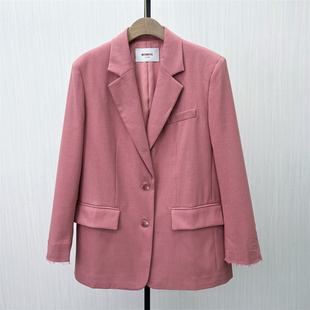 2025春季 休闲经典 新品 外套女时尚 宽松通勤百搭西服902 西装 艾