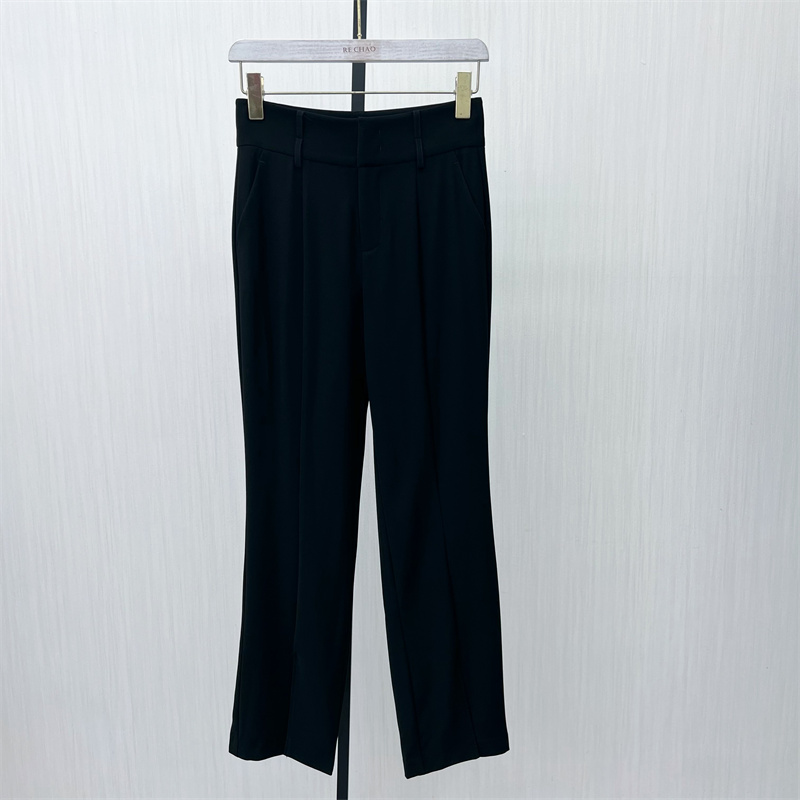 迪●2025夏季新品 直筒西装裤女高腰显瘦休闲百搭通勤长裤6268