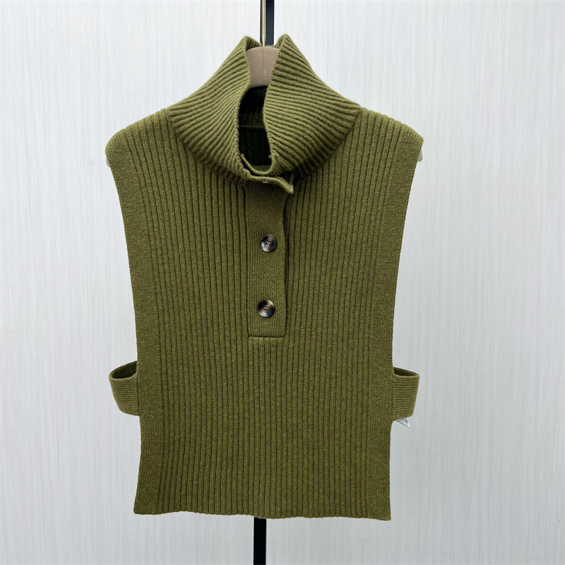 KA●2025冬季新 绵羊毛针织马甲女宽松休闲外穿无袖坎肩背心5991