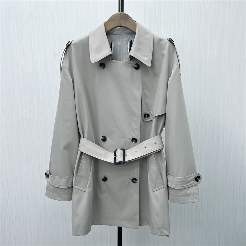 恩●2025秋季新品 风衣外套女宽松中长款英伦风休闲通勤大衣933