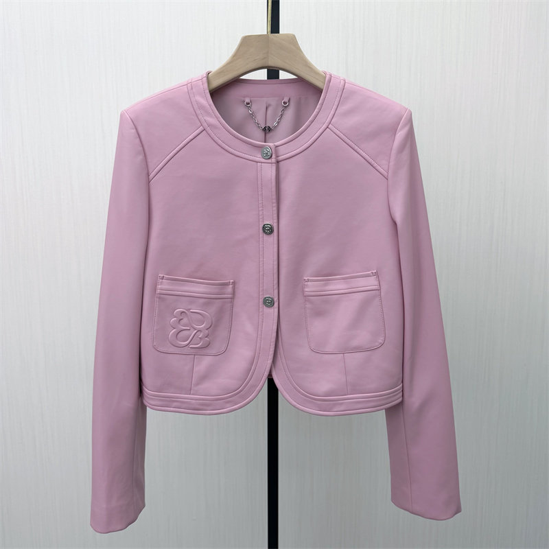 彩●2026春季新品 皮衣外套女宽松休闲通勤小个子短款夹克326,女装/女士精品,皮衣,淘宝优惠券,粉丝福利购,淘宝优惠卷