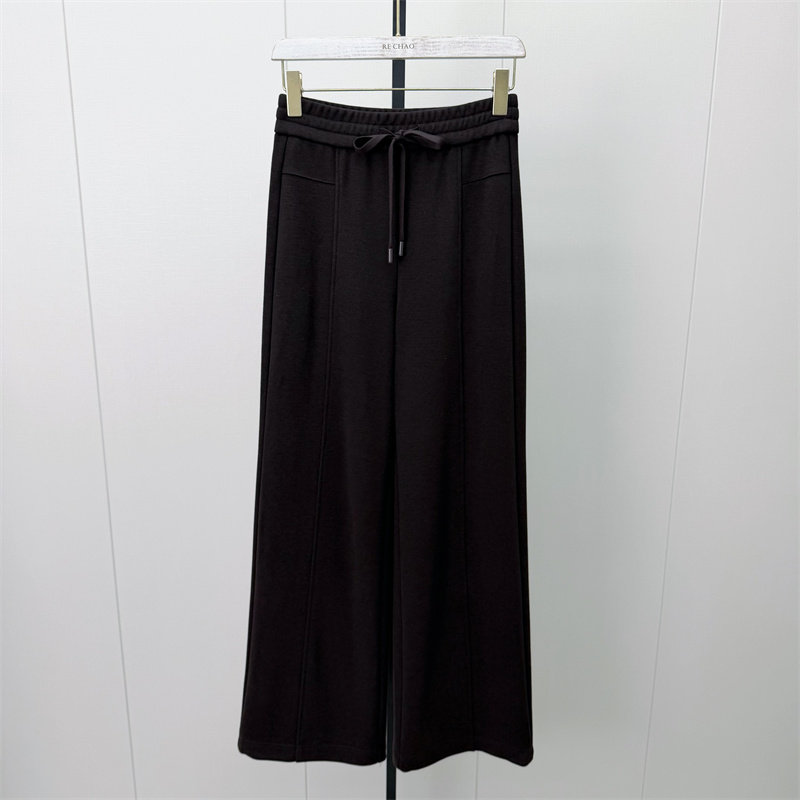 迪●2026冬季新品 阔腿裤女松紧腰显瘦宽松长裤休闲百搭卫裤5610
