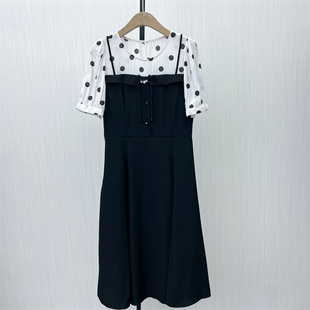 香 假两件连衣裙女设计感小众宽松通勤a字长裙2249 2025夏季 新品
