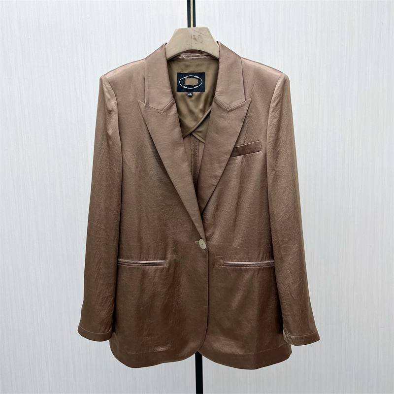 良月●2025秋季新 西装外套女时尚休闲经典宽松百搭西服大衣6378