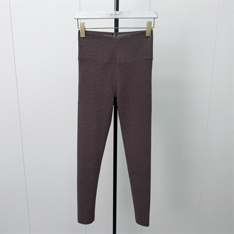 迪●2026冬季新品 加绒加厚打底裤女松紧腰弹力直筒紧身显瘦长裤