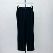 女高腰显瘦休闲百搭通勤长裤 乂 1311 直筒西装 裤 2025夏季 新品