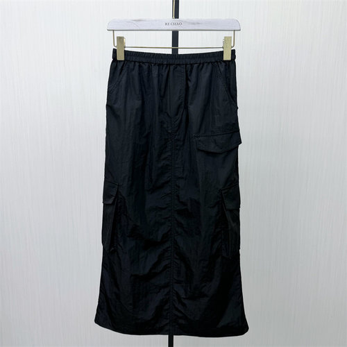 S●2026夏季新品 休闲工装半身裙女高腰显瘦直筒通勤百搭长裙893
