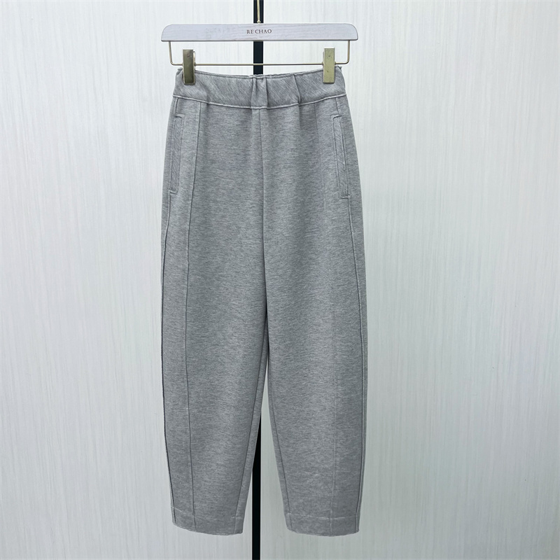 C●2025冬季新品 加厚卫裤女高腰显瘦宽松哈伦裤休闲百搭长裤5318