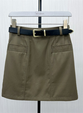 香●2025秋季新品 半身裙女高腰显瘦休闲百搭小个子a字裙短裙1180