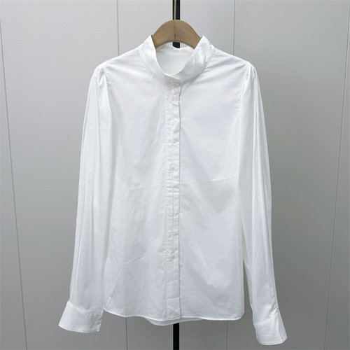 S●2026秋季新品 长袖衬衫女纯色基础宽松休闲通勤百搭上衣137