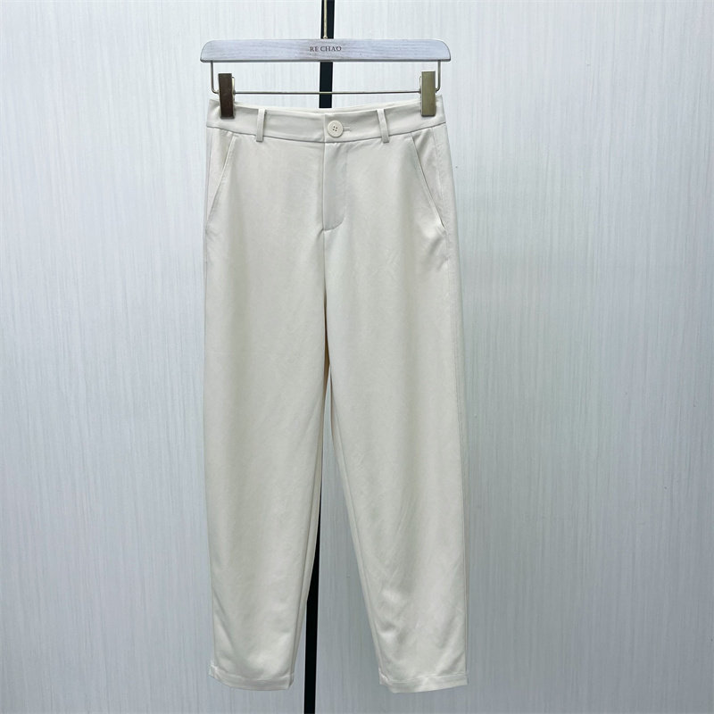 香●2025夏季新品 西装哈伦裤女高腰显瘦休闲通勤长裤烟管裤2280