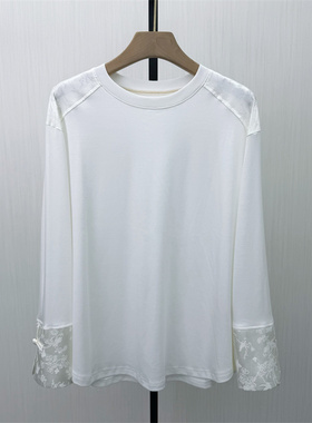 C●2026春季新品 新中式盘扣上衣女气质国风宽松长袖T恤衫1251