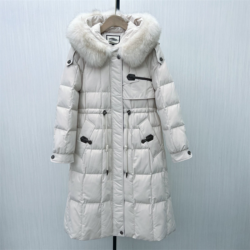 良月●2025冬季新品 狐狸毛领羽绒服女气质长款加厚保暖外套1312,女装/女士精品,羽绒服,淘宝优惠券,粉丝福利购,淘宝优惠卷