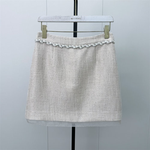KA●2026秋季新品 小香风半身裙女气质通勤高腰显瘦a字短裙0481