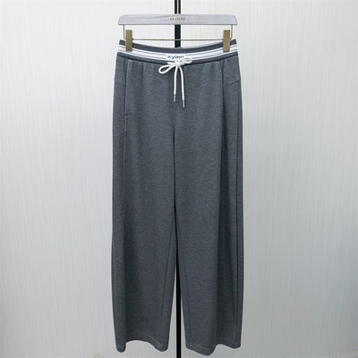 香●2026春季新品 休闲直筒卫裤女松紧腰显瘦宽松百搭阔腿裤2636