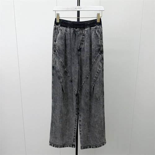 S●2026秋季新品 阔腿牛仔裤女高腰显瘦宽松通勤百搭休闲长裤766
