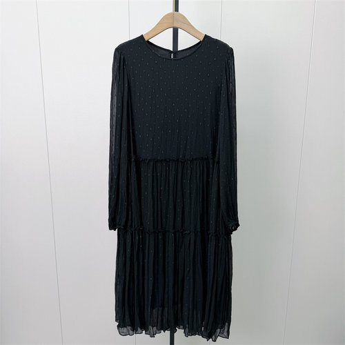 S●2026冬季新品 法式连衣裙女气质显瘦小清新长袖a字茶歇裙896