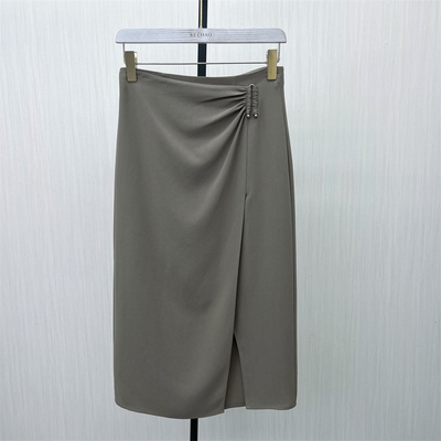 迪●2025夏季新品 西装半身裙女高腰显瘦气质通勤直筒裙子1737