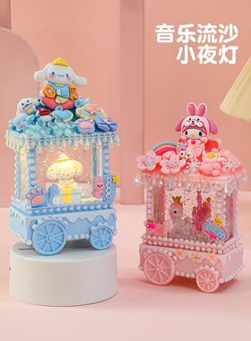 音乐盒小夜灯女孩儿童生日礼物