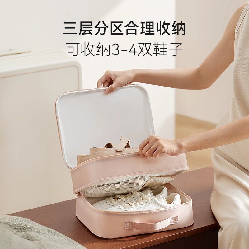 日本旅行鞋子收纳袋出差旅游便携拖鞋球鞋收纳包防水防潮防霉神器