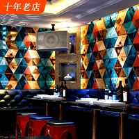 KTV выделенные обои 3d Трехмерные флеш -стены коробки коробка поют зал зал.